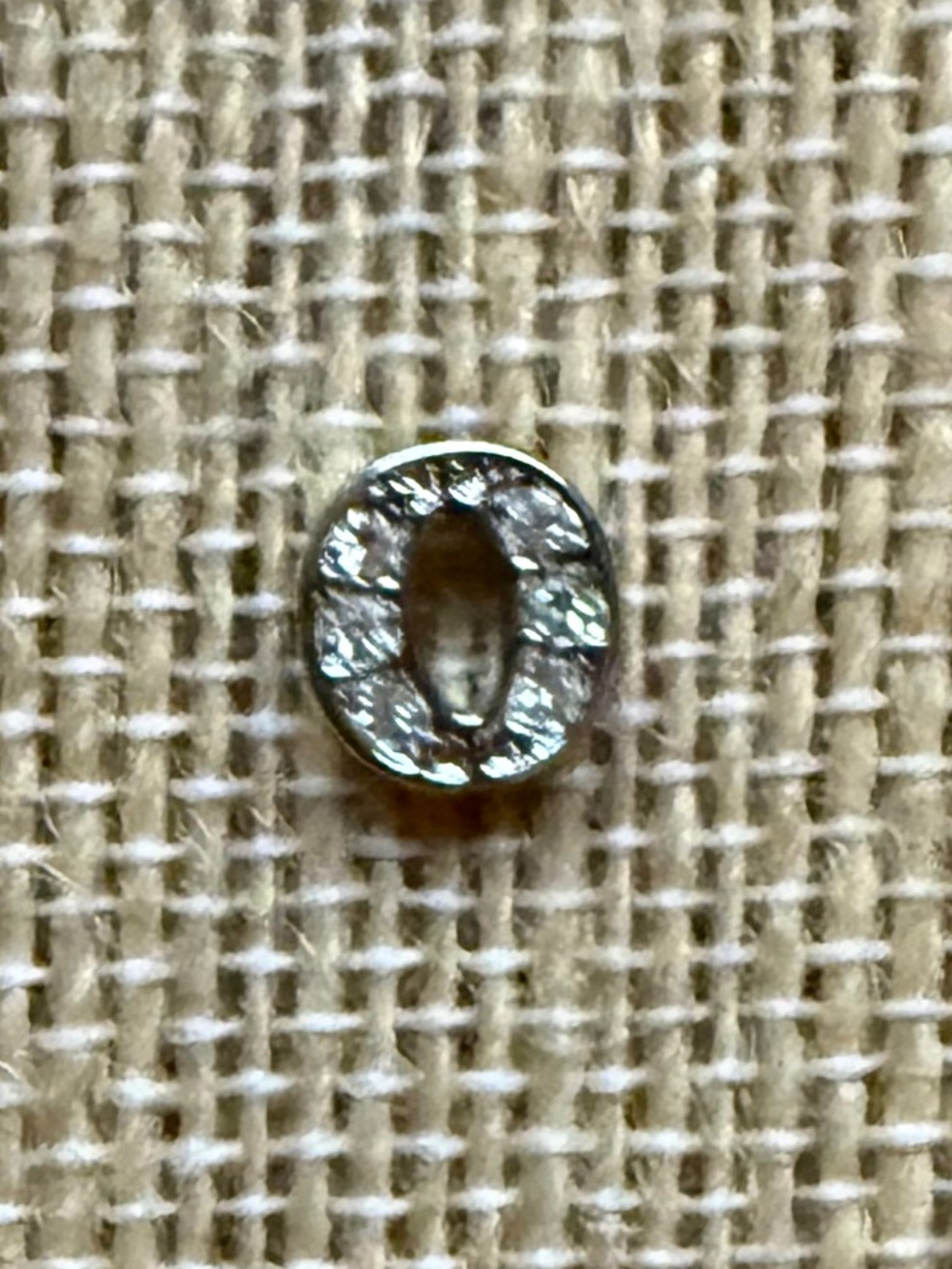 Omicron Greek Letter Charm Origami Owl